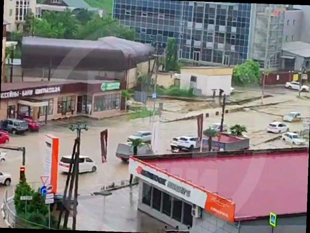 Река Ира в Сочи вышла из берегов