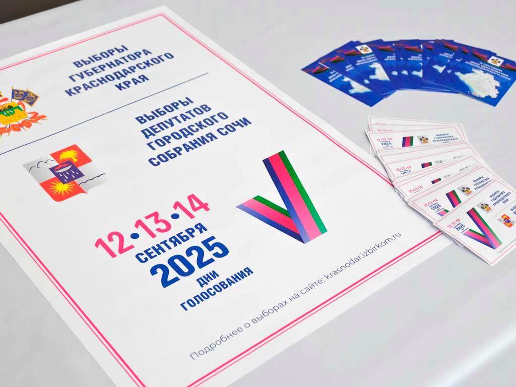 Избирательные участки в Сочи начали работу