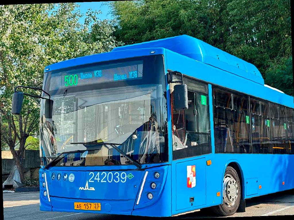 В Сочи начал курсировать новый автобусный маршрут