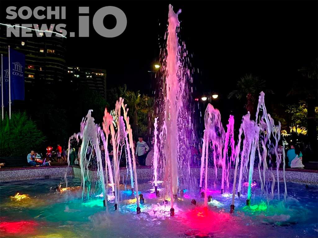 Сочи готовится к зиме: фонтаны законсервируют после ноябрьских праздников