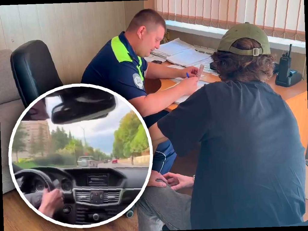 В Сочи оштрафовали водителя за опасную езду