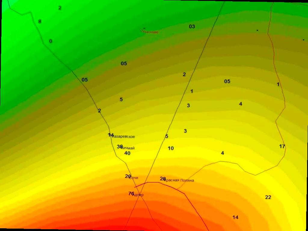В Сочи выпало много дождя за ночь: ждут шторм и смерчи
