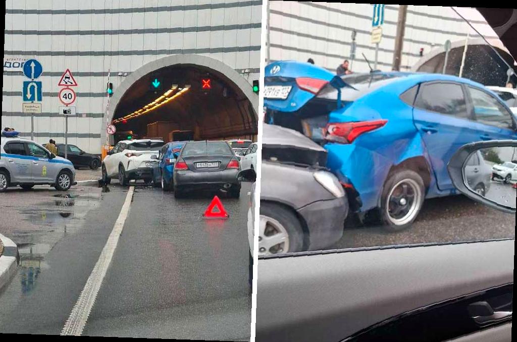 Массовое ДТП создало проблемы с транспортом в центре Сочи