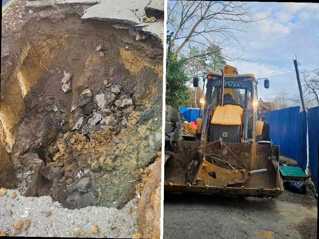 Дорога в Малом Ахуне: начался ремонт