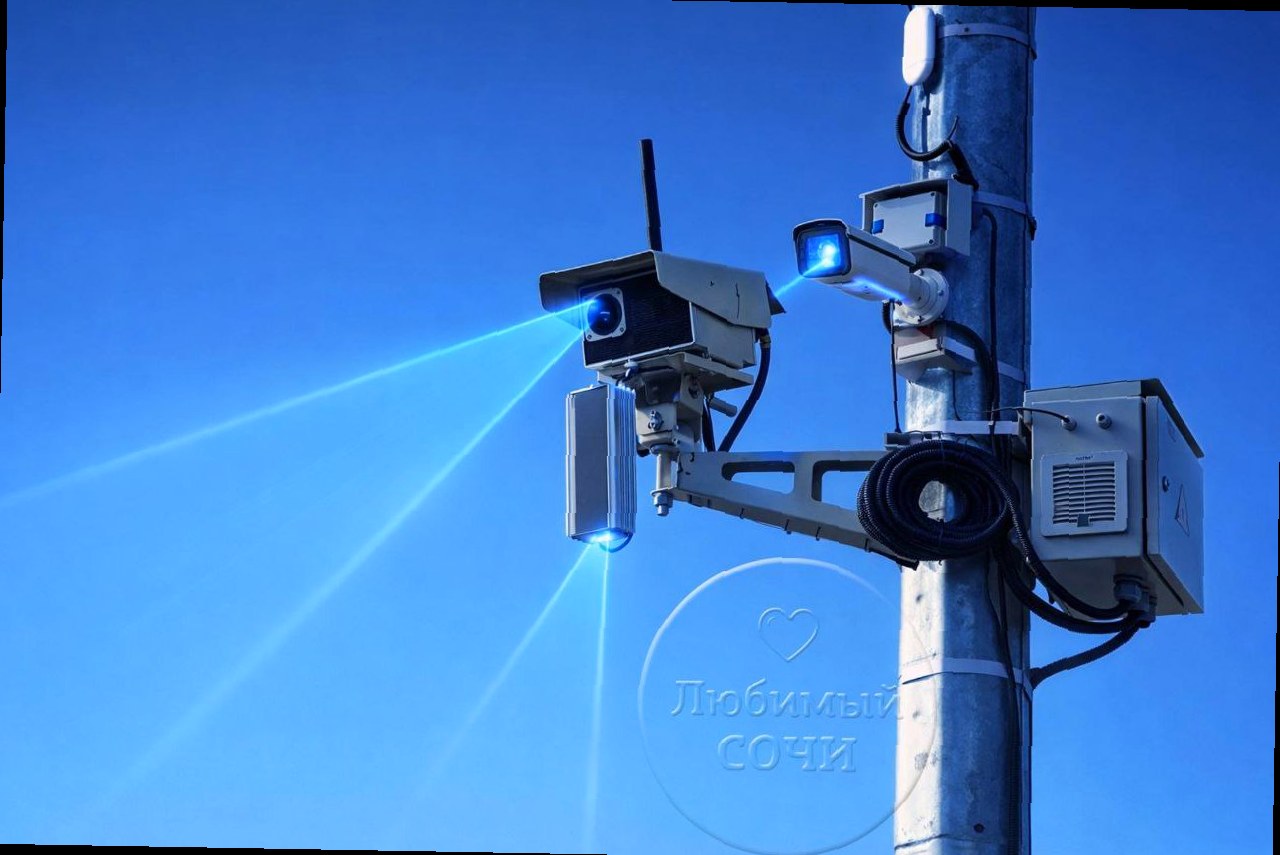 В Сириусе установили ещё семь камер фиксации нарушений ПДД