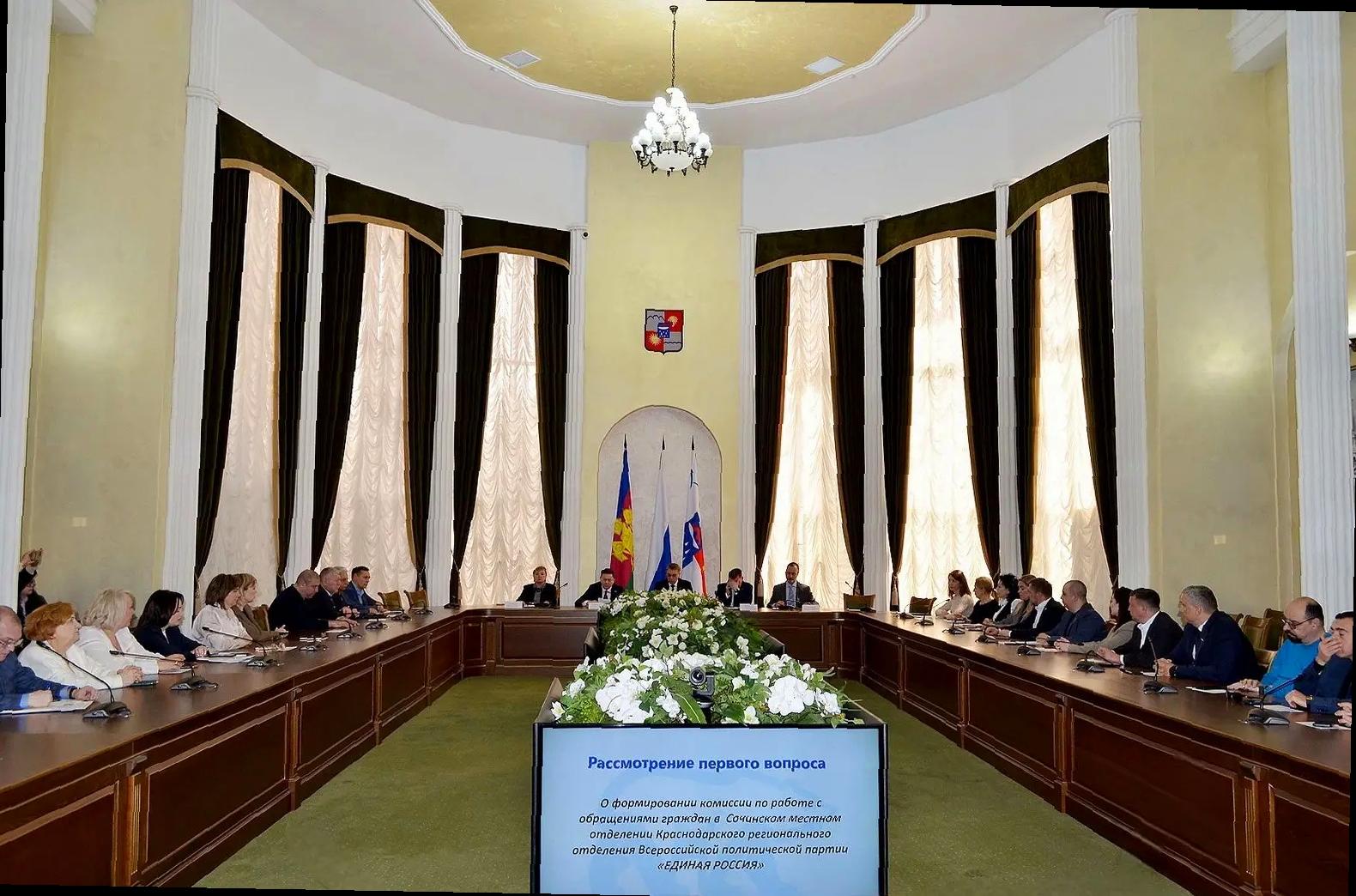 «Виктор Тепляков участвовал в совещании политсовета партии «Единая Россия» в Сочи»