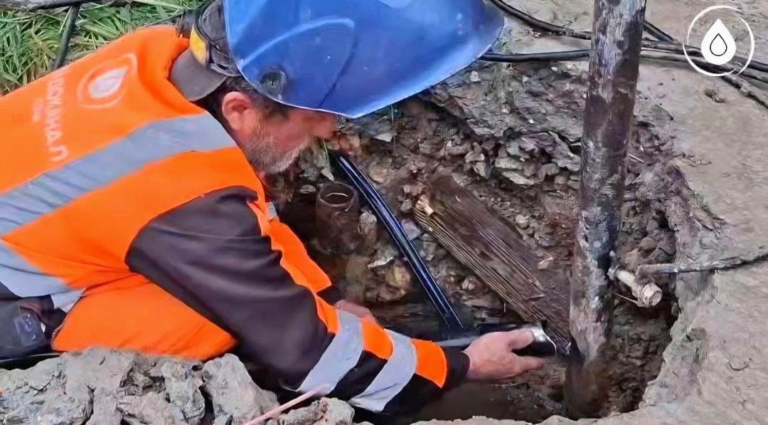 В Сочи в Центральном районе проводят перекладку участка водопроводной сети