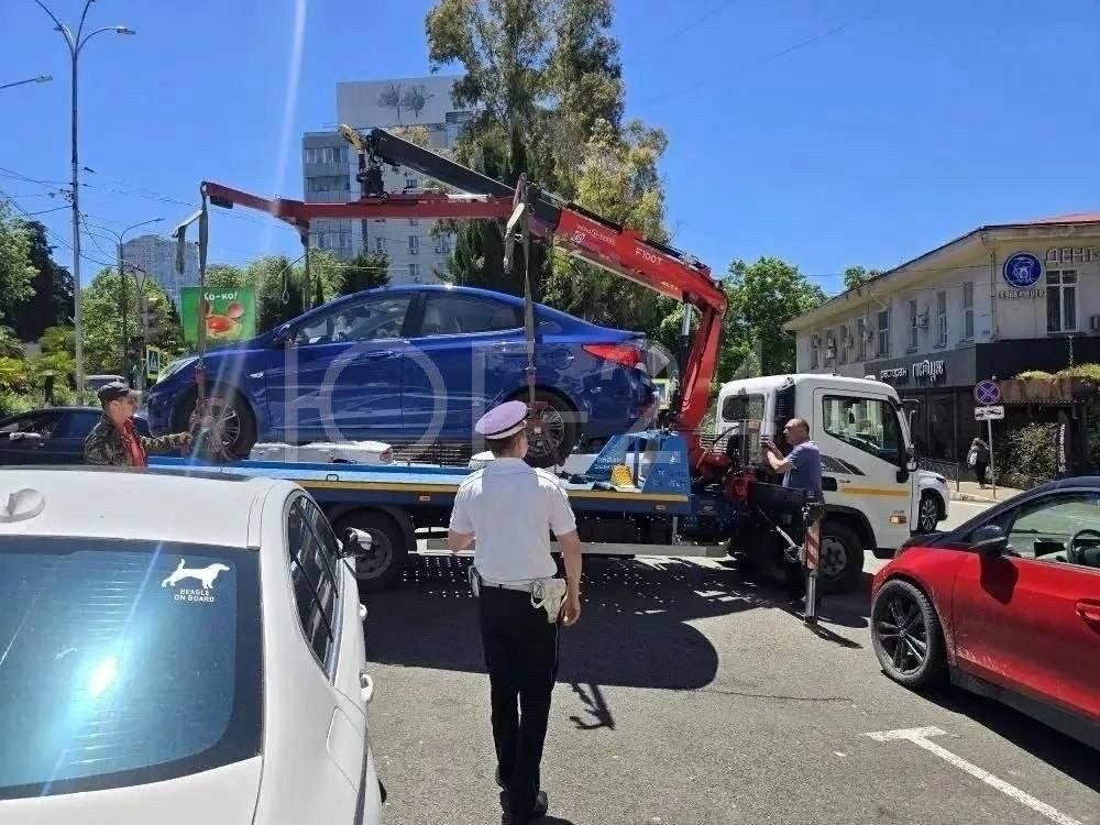 Штрафы водителям за парковку у электрозарядных станций в Сочи