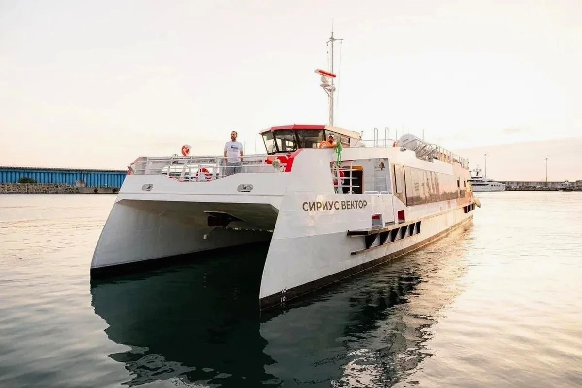 Скоростной катамаран на 200 пассажиров свяжет Сочи и «Сириус»