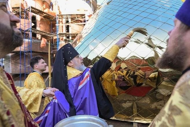 Новый храм Рождества Христова строят в этнопарке «Моя Россия»